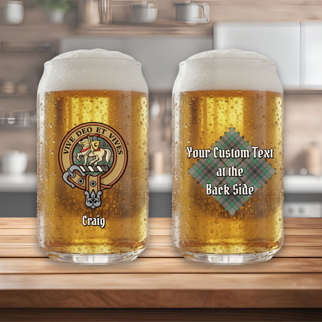 Vaso Con Forma De Lata Clan Craig Escudo por Tartán (Subido por el creador)