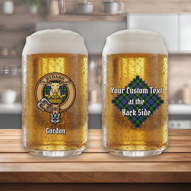Vaso Con Forma De Lata Clan Gordon Escudo sobre Tartán (Subido por el creador)