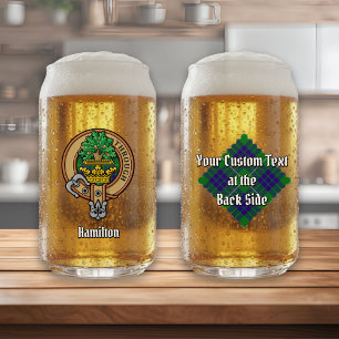 Vaso Con Forma De Lata Clan Hamilton Escudo sobre la caza de tartán