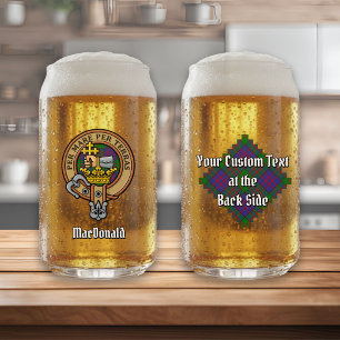 Vaso Con Forma De Lata Clan MacDonald Escudo por Tartán