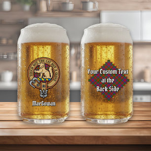 Vaso Con Forma De Lata Clan MacGowan Escudo sobre Tartán