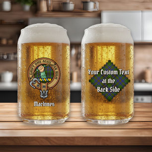 Vaso Con Forma De Lata Clan MacInnes Escudo sobre Tartán