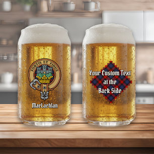 Vaso Con Forma De Lata Clan MacLachlan Escudo sobre Tartán