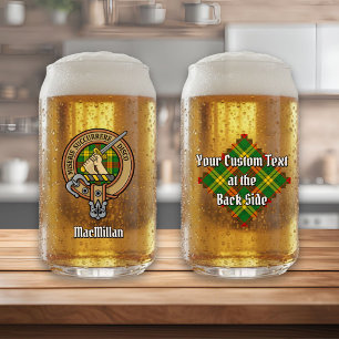 Vaso Con Forma De Lata Clan MacMillan Escudo sobre Tartán