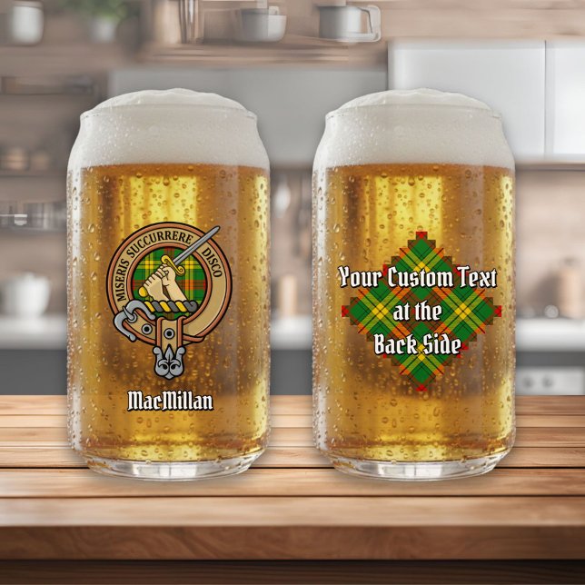 Vaso Con Forma De Lata Clan MacMillan Escudo sobre Tartán (Subido por el creador)