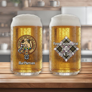 Vaso Con Forma De Lata Clan MacPherson Escudo por Vestir Tartán