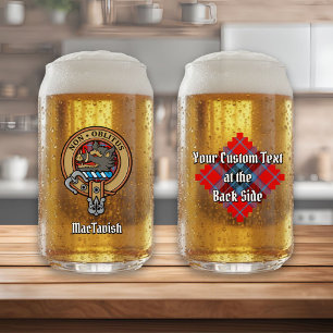Vaso Con Forma De Lata Clan MacTavish Escudo sobre Tartán