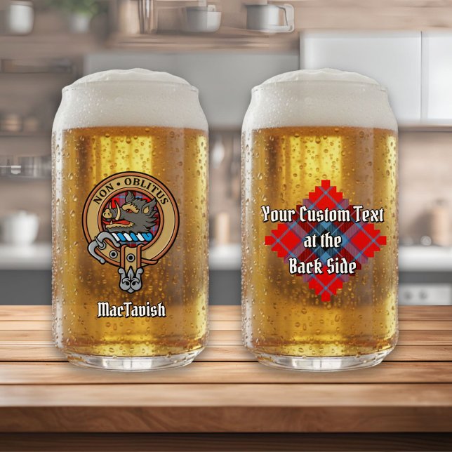 Vaso Con Forma De Lata Clan MacTavish Escudo sobre Tartán (Subido por el creador)