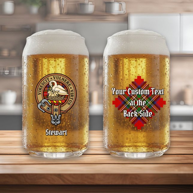 Vaso Con Forma De Lata Clan Stewart Escudo sobre Royal Tartán (Subido por el creador)