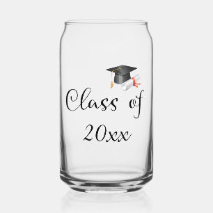 Vaso Con Forma De Lata Clase del año de graduación de su Personalizado