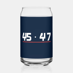 Vaso Con Forma De Lata Clásicos 45 47 Navy Rojo Lata de Dos Caras