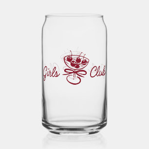 Vaso Con Forma De Lata Club de Chicas