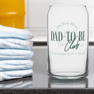 Vaso Con Forma De Lata Club Papá a Punto de Ser Est. Cualquier Año Divert