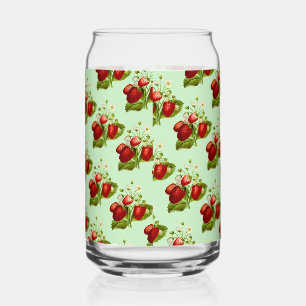 Vaso Con Forma De Lata Cocina de Campo de Fresa