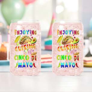 Vaso Con Forma De Lata Cocina De Cinco De Mayo
