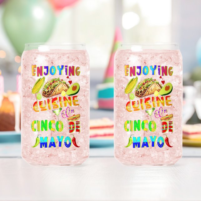 Vaso Con Forma De Lata Cocina De Cinco De Mayo (Insitu (Cumpleaños))