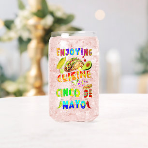Vaso Con Forma De Lata Cocina De Cinco De Mayo