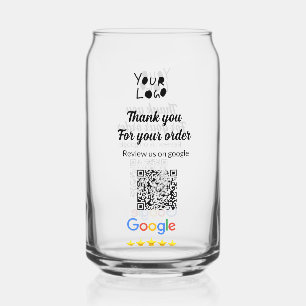 Vaso Con Forma De Lata código q r simple añadir logotipo código de explor
