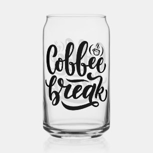 Vaso Con Forma De Lata Coffee Break Club