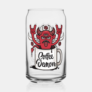 Vaso Con Forma De Lata Coffee Demon