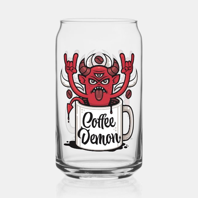 Vaso Con Forma De Lata Coffee Demon (Anverso)