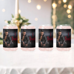 Vaso Con Forma De Lata Colmillos de figura vampírica pálida de Halloween