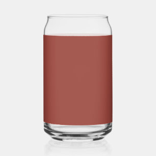 Vaso Con Forma De Lata Color de coñac sólido Minimalista Plata moderna