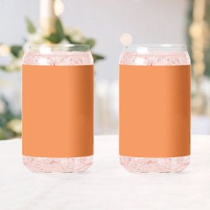 Vaso Con Forma De Lata Color de tendencia Fresca Tangerina Minimalista la