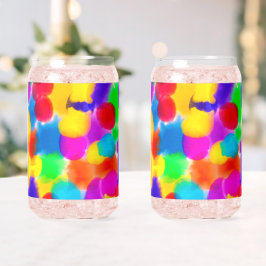 Vaso Con Forma De Lata Color del arcoiris
