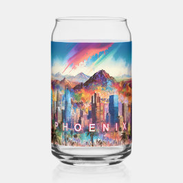Vaso Con Forma De Lata Colorida línea aérea de Phoenix
