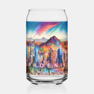 Vaso Con Forma De Lata Colorida línea aérea de Phoenix