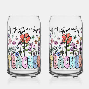Vaso Con Forma De Lata Colorido "Ayudando a las pequeñas mentes a crecer"