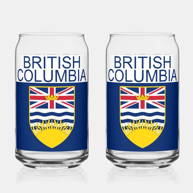 Vaso Con Forma De Lata Columbia Británica (Anverso)