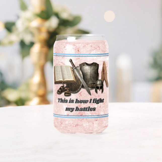 Vaso Con Forma De Lata Cómo Lucho Mis Batallas (Insitu (Boda))
