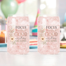 Concéntrate en lo Bueno – Inspirador Floral Vintag