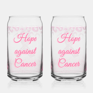 Vaso Con Forma De Lata Conciencia sobre el cáncer de mama: Esperanza cont