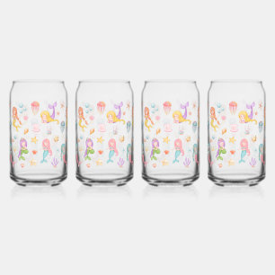 Vaso Con Forma De Lata Conjunto de sirenas 1