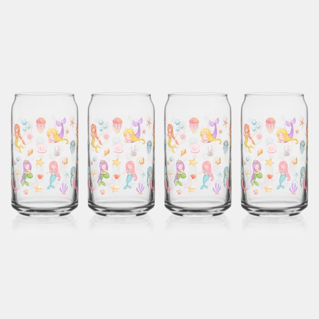 Vaso Con Forma De Lata Conjunto de sirenas 1 (Anverso)