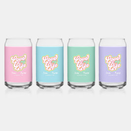 Vaso Con Forma De Lata Conjunto de vidrio