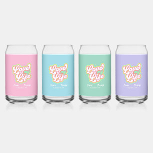 Vaso Con Forma De Lata Conjunto de vidrio