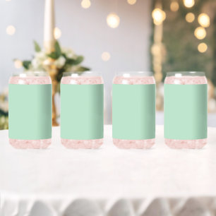 Vaso Con Forma De Lata Conjunto de vidrio verde menta elegante personaliz