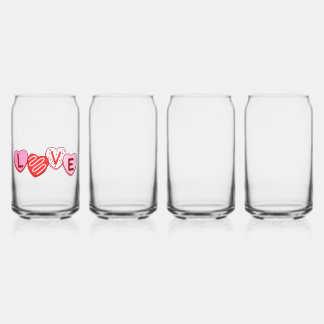 Vaso Con Forma De Lata Cookies de amor