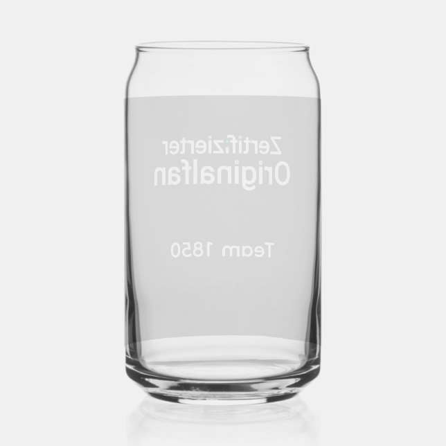 Vaso Con Forma De Lata Cooler Fans Spruch lustig (Anverso)