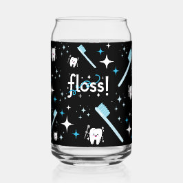 Vaso Con Forma De Lata Copa de vidrio dental