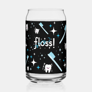 Vaso Con Forma De Lata Copa de vidrio dental