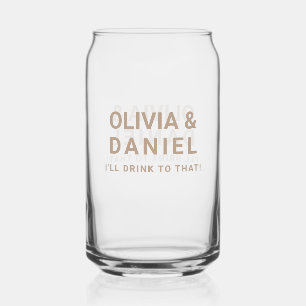 Vaso Con Forma De Lata Copas Bodas modernas