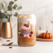 Coquette Aesthetic Pink Bow Cherry personalizado