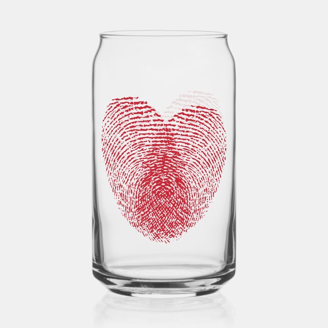 Vaso Con Forma De Lata Corazón (Anverso)