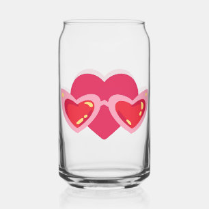 Vaso Con Forma De Lata Corazón