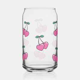 Vaso Con Forma De Lata Corazones de cereza
